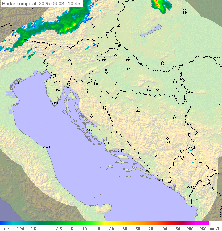 Padavine Hrvaška