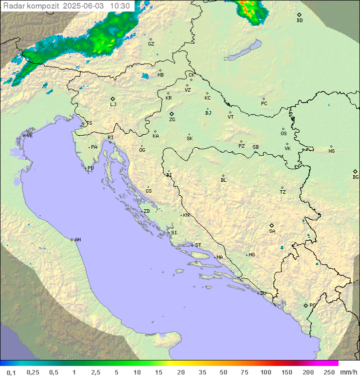 Padavine Hrvaška