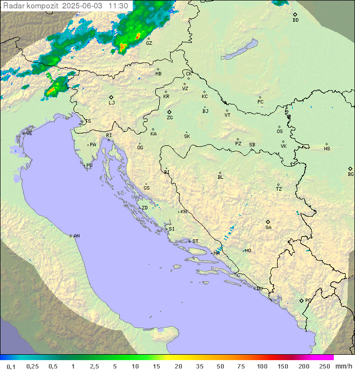 Padavine Hrvaška