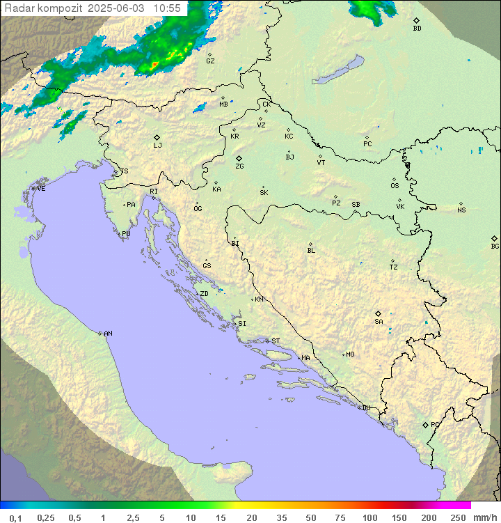 Padavine Hrvaška