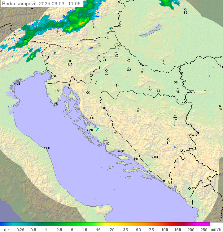 Padavine Hrvaška