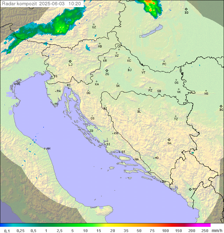 Padavine Hrvaška