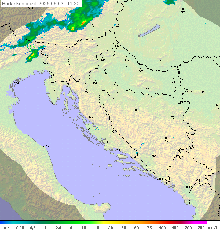 Padavine Hrvaška