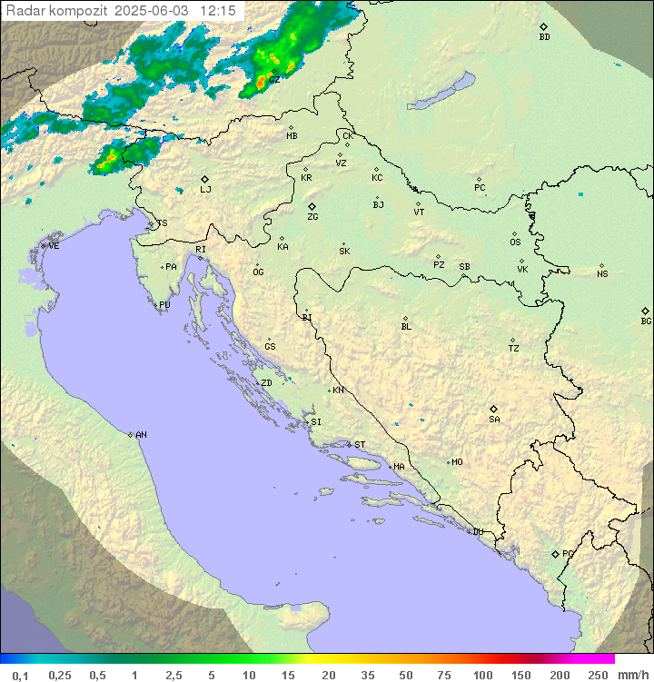 Padavine Hrvaška