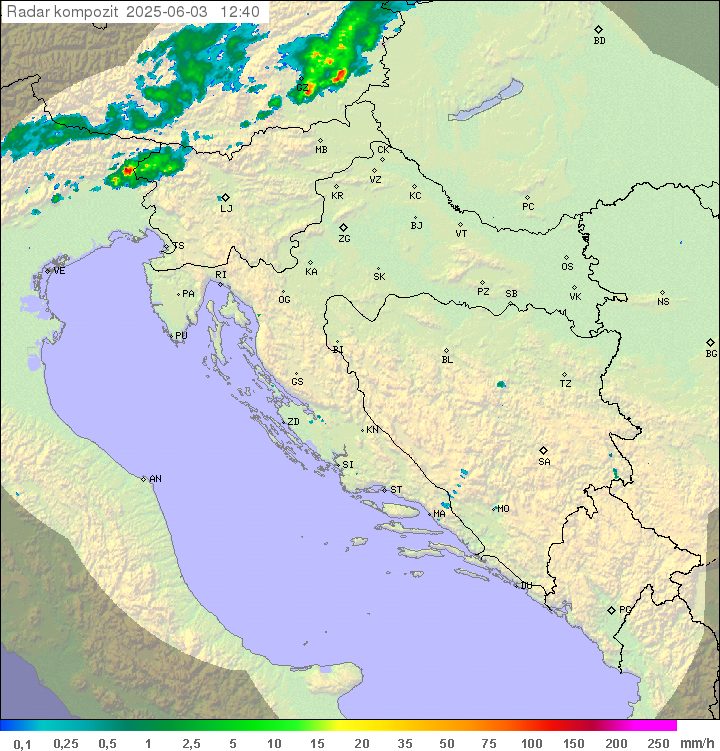 Padavine Hrvaška