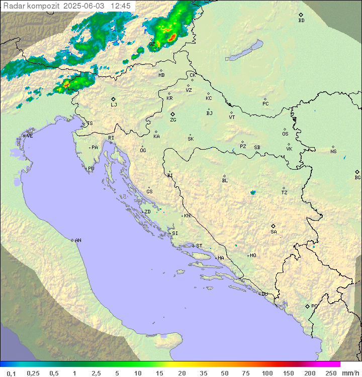 Padavine Hrvaška