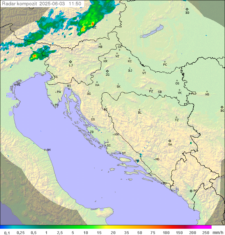 Padavine Hrvaška