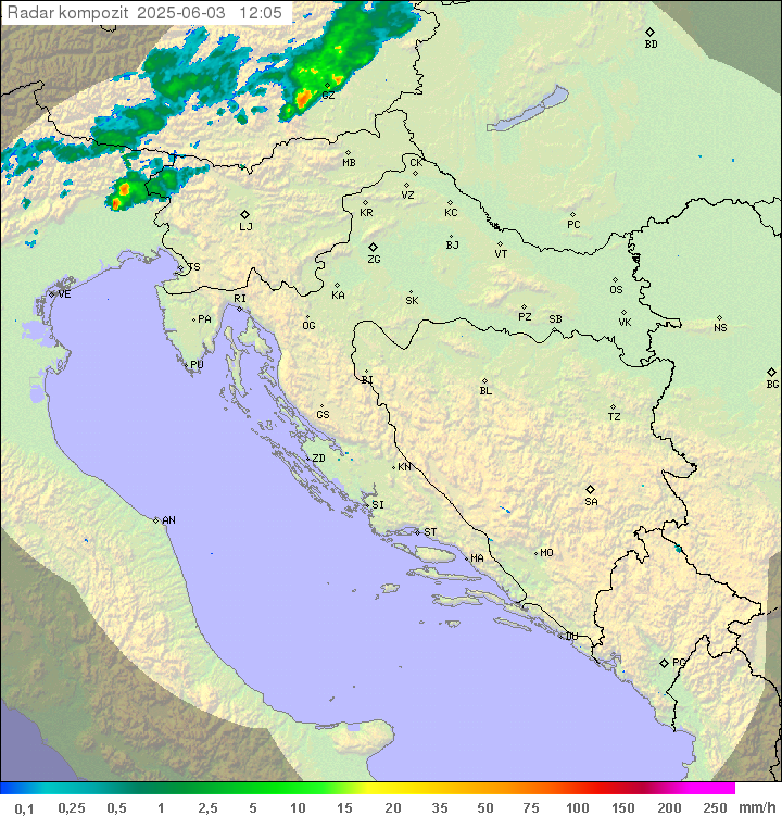 Padavine Hrvaška