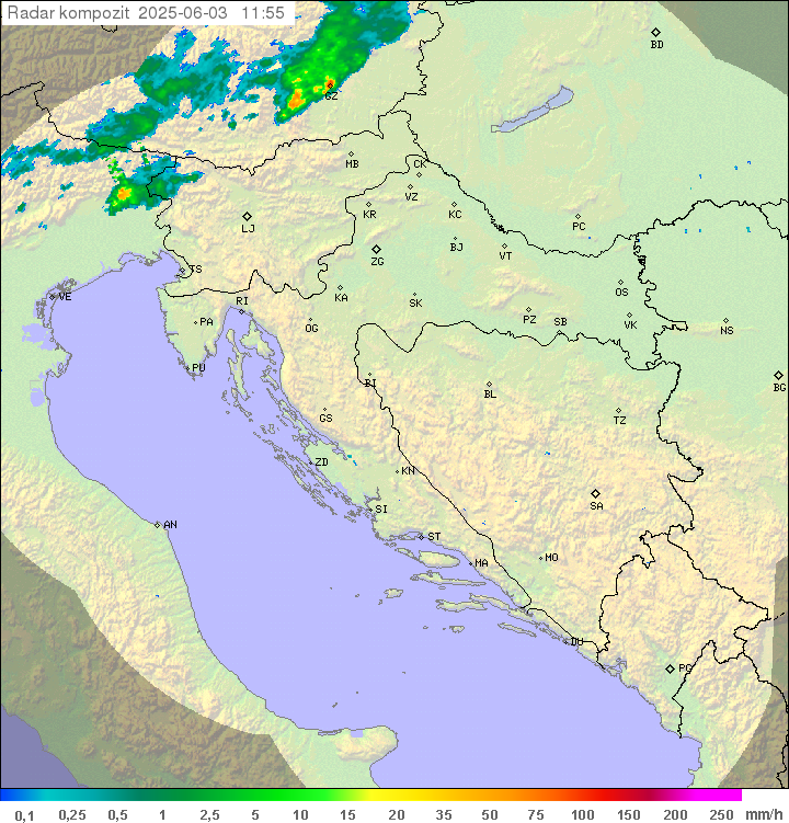 Padavine Hrvaška