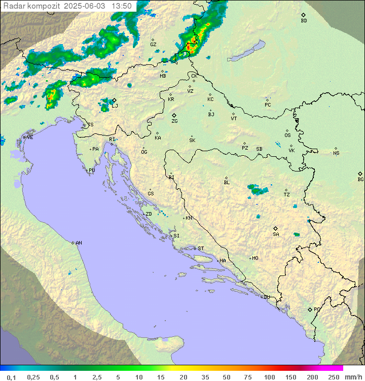 Padavine Hrvaška