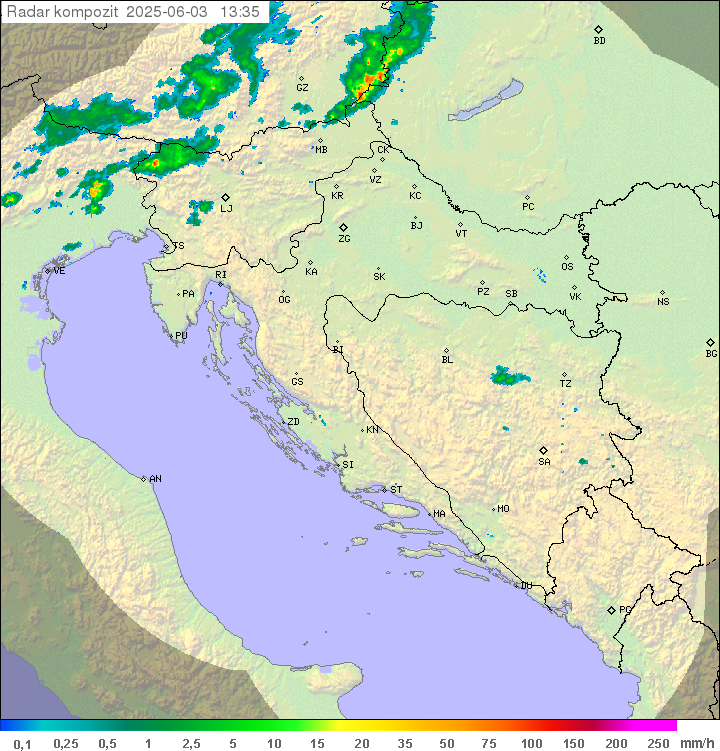 Padavine Hrvaška