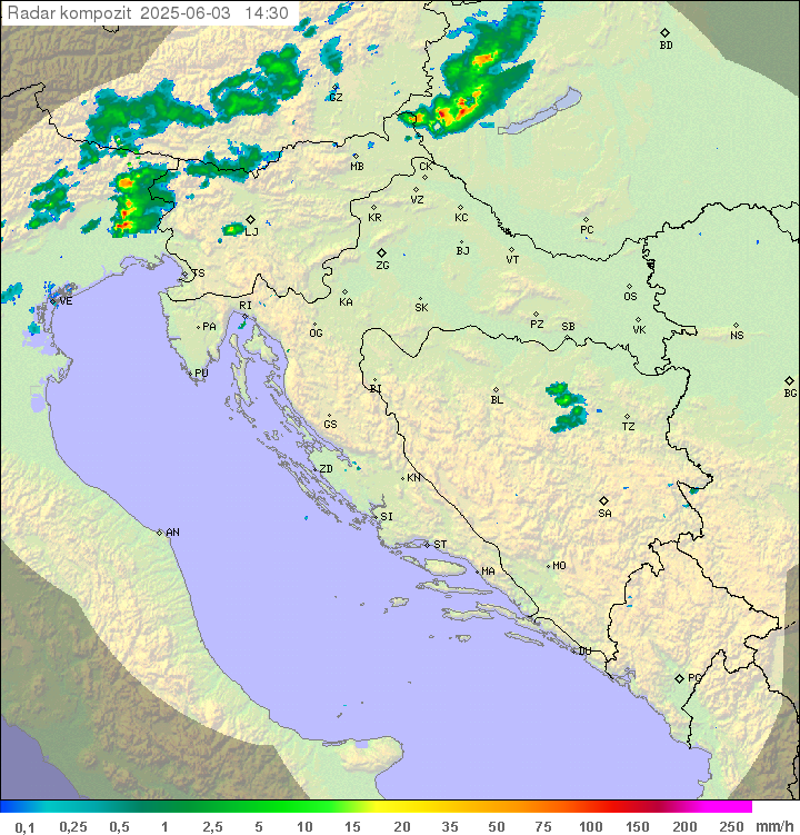Padavine Hrvaška