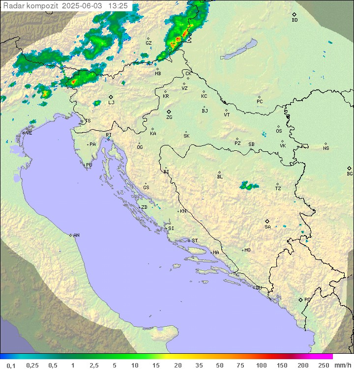 Padavine Hrvaška