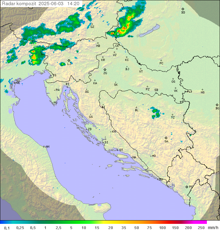 Padavine Hrvaška