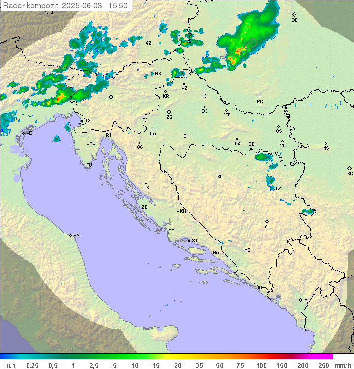 Padavine Hrvaška