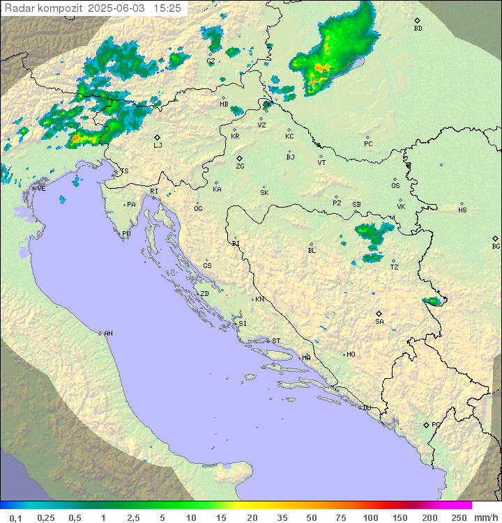 Padavine Hrvaška