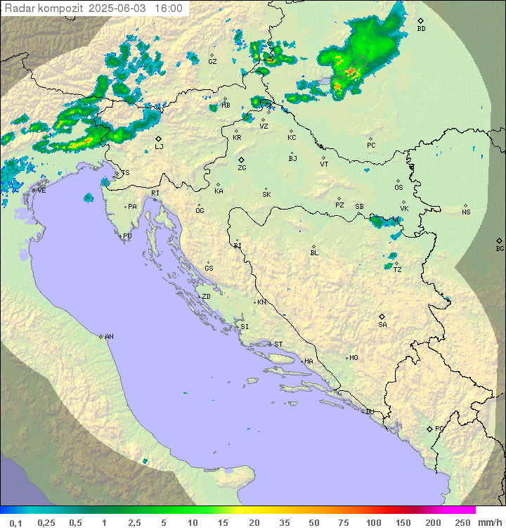 Padavine Hrvaška