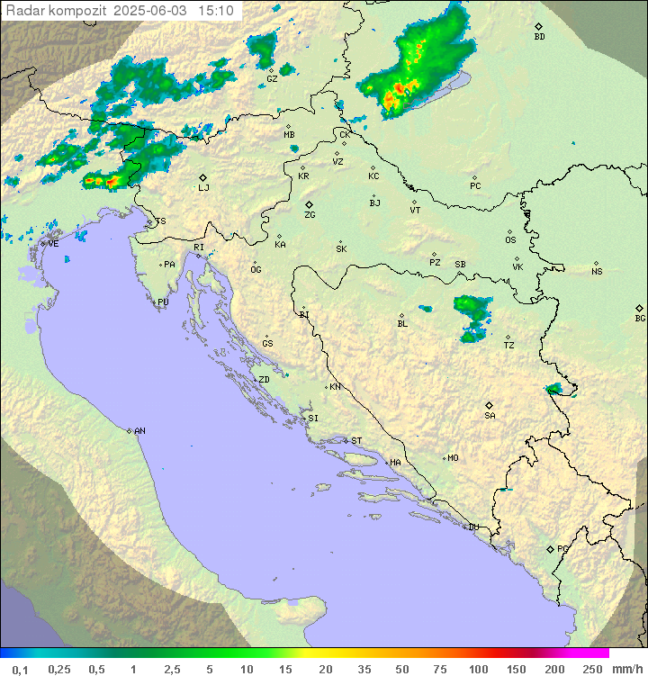 Padavine Hrvaška