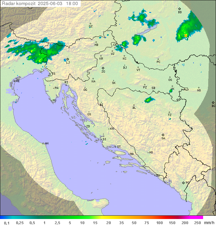 Padavine Hrvaška