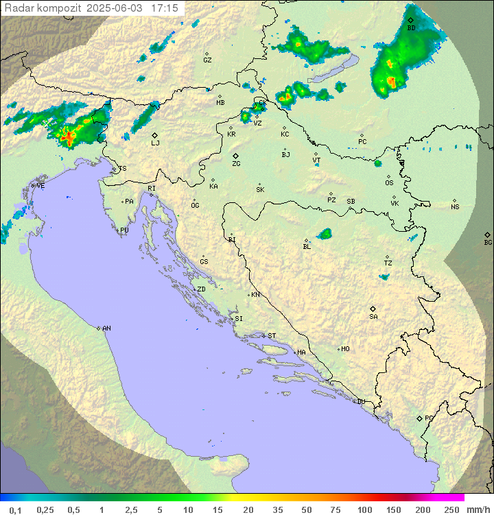 Padavine Hrvaška