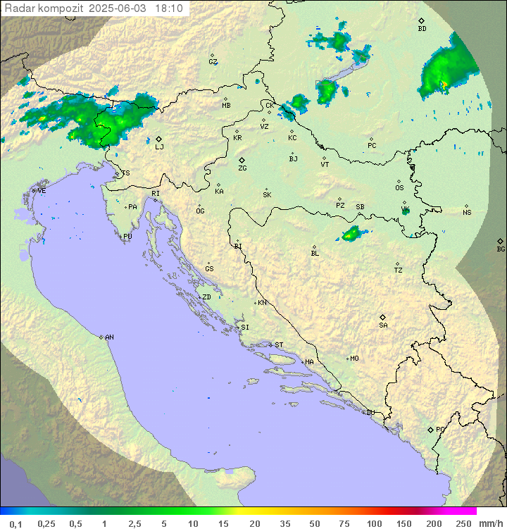 Padavine Hrvaška