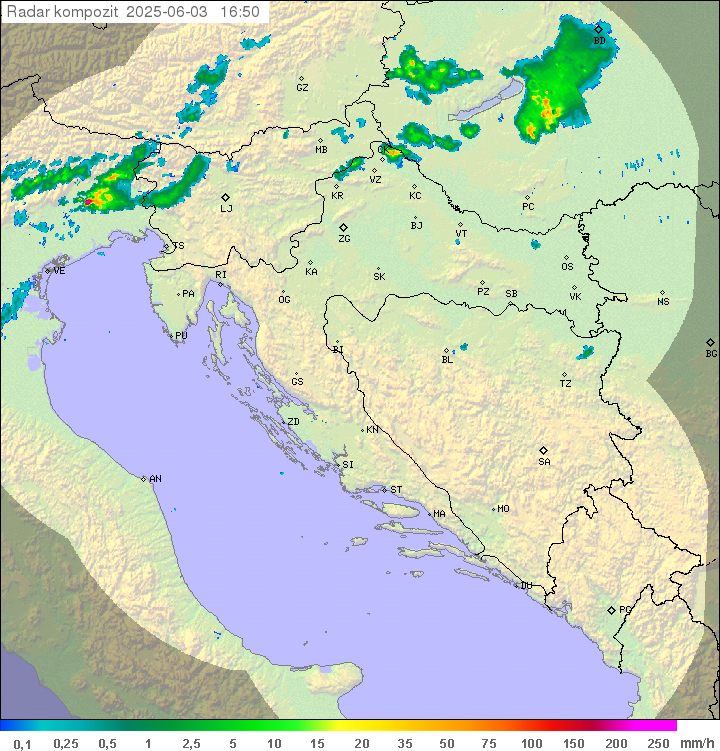 Padavine Hrvaška