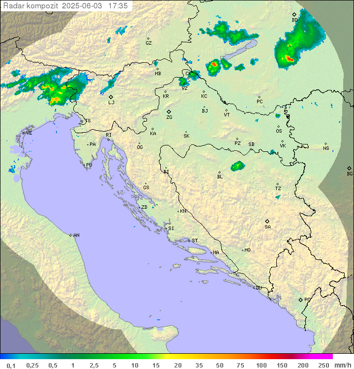 Padavine Hrvaška