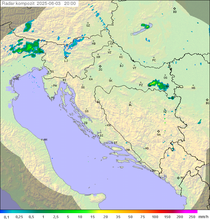 Padavine Hrvaška