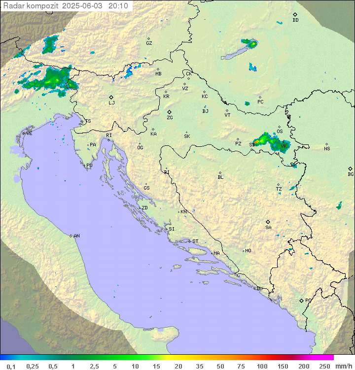 Padavine Hrvaška