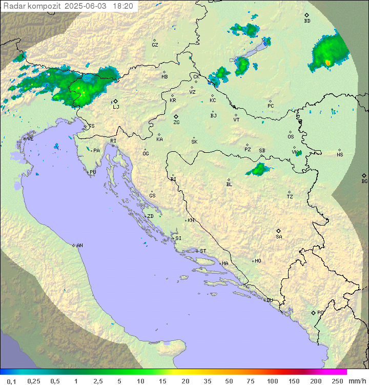 Padavine Hrvaška
