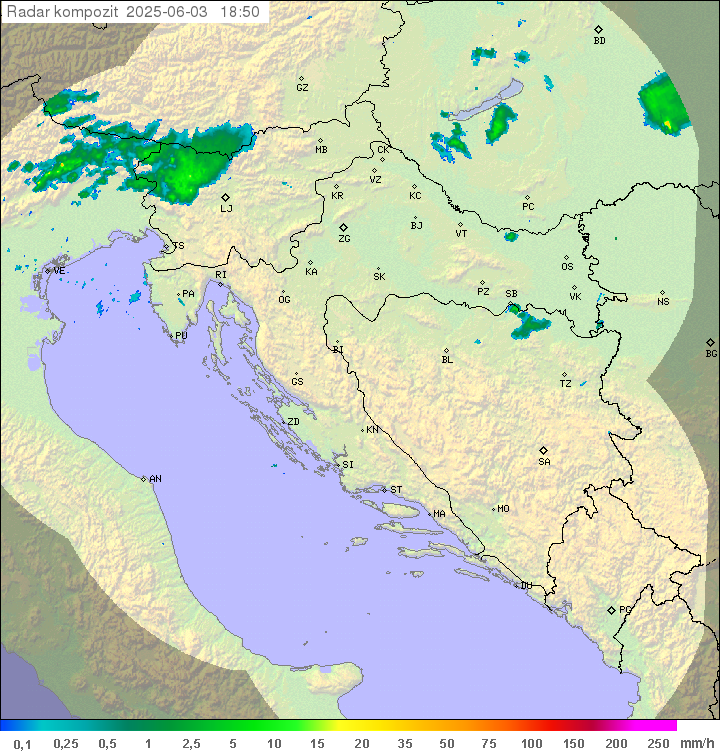 Padavine Hrvaška