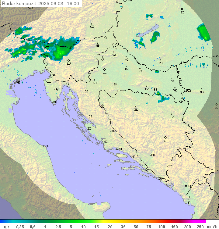 Padavine Hrvaška