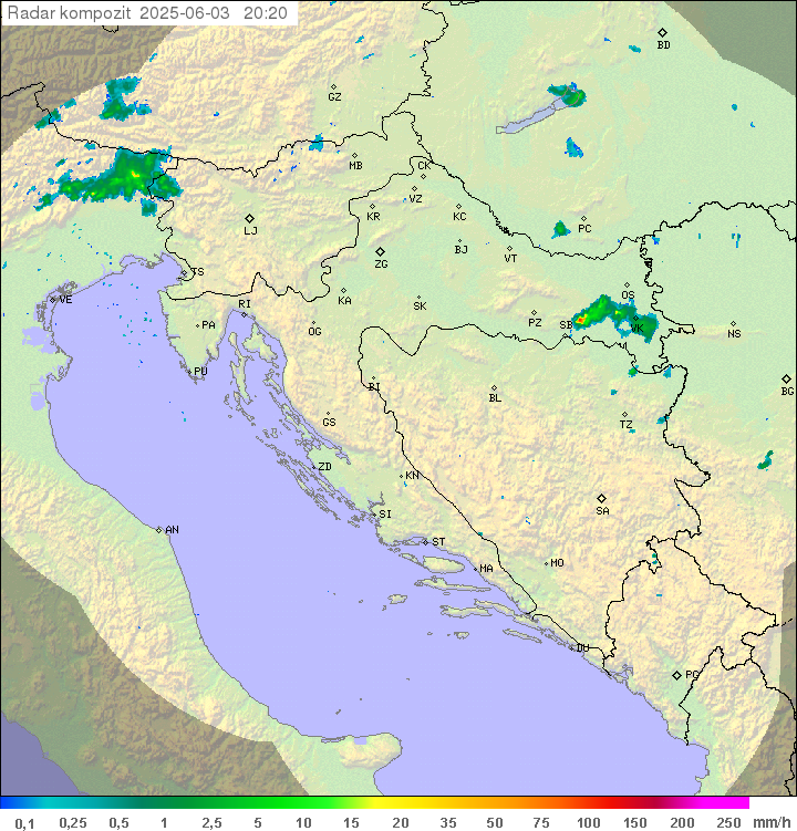 Padavine Hrvaška