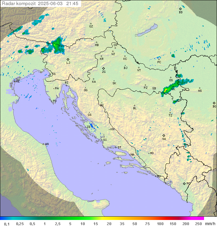 Padavine Hrvaška