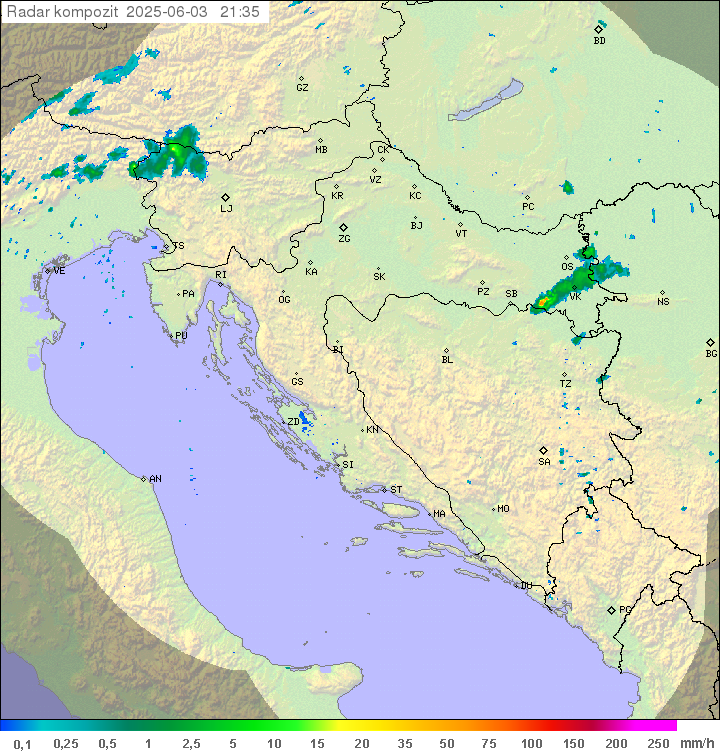 Padavine Hrvaška