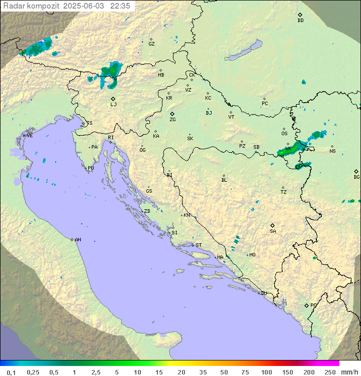 Padavine Hrvaška