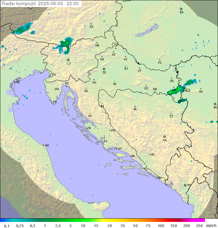 Padavine Hrvaška