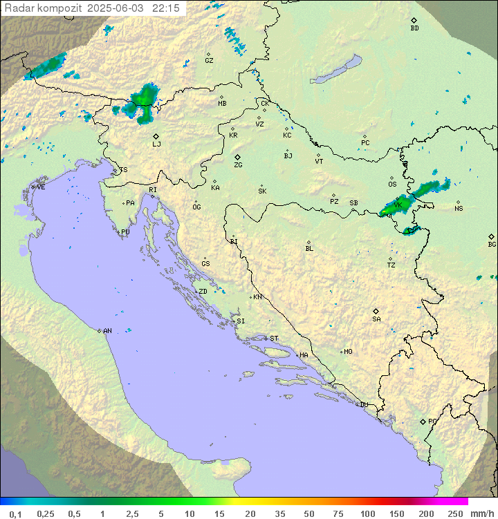 Padavine Hrvaška