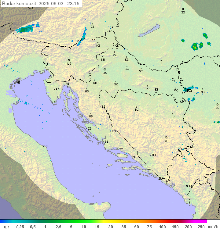 Padavine Hrvaška