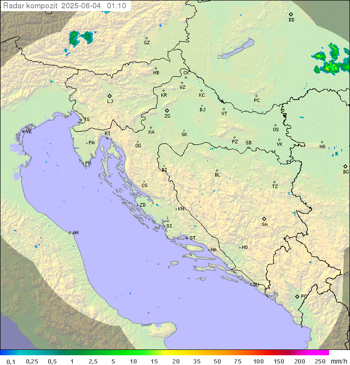 Padavine Hrvaška