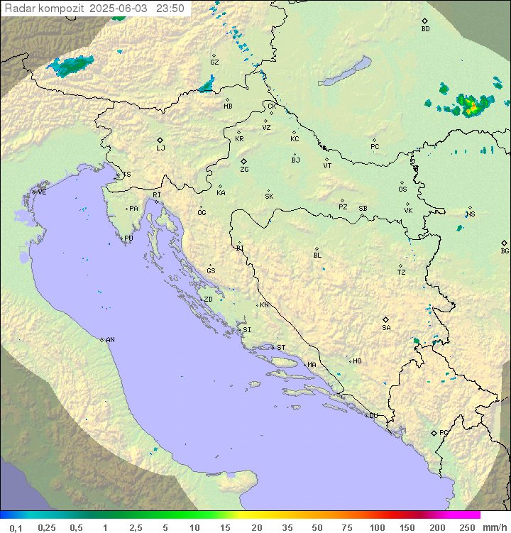 Padavine Hrvaška