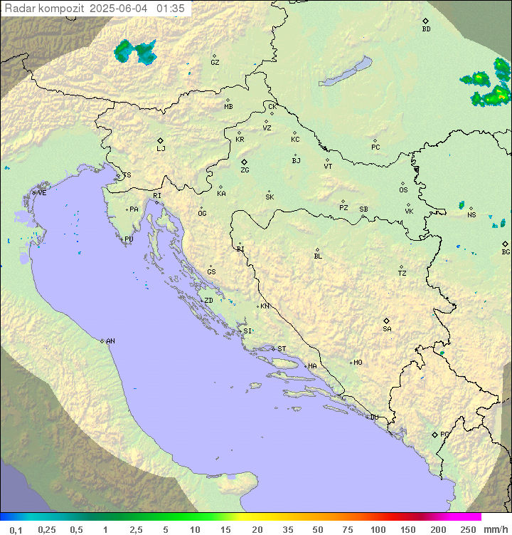Padavine Hrvaška