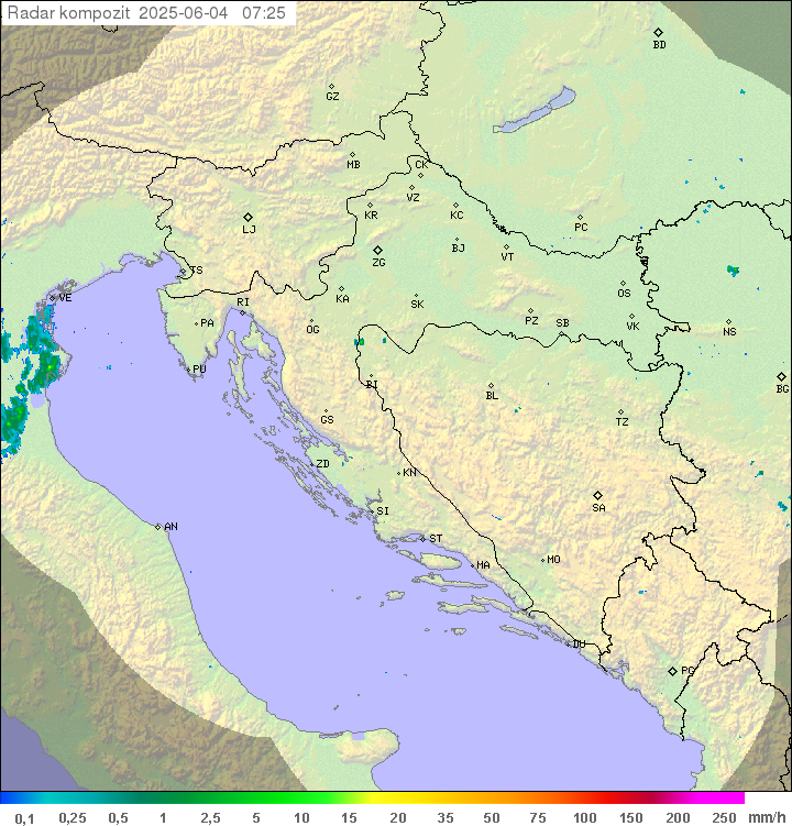 Padavine Hrvaška