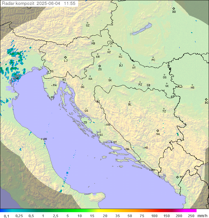 Padavine Hrvaška