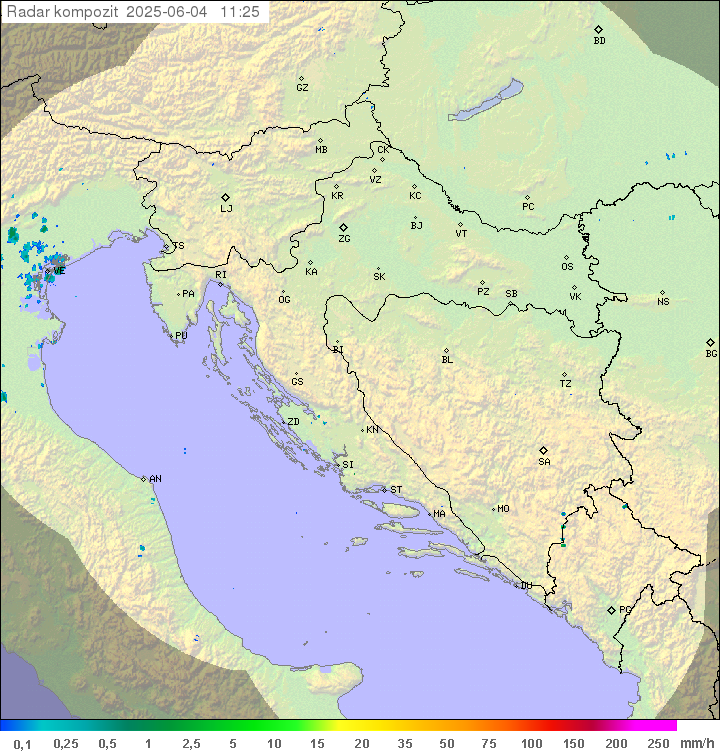 Padavine Hrvaška