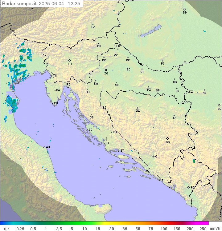 Padavine Hrvaška