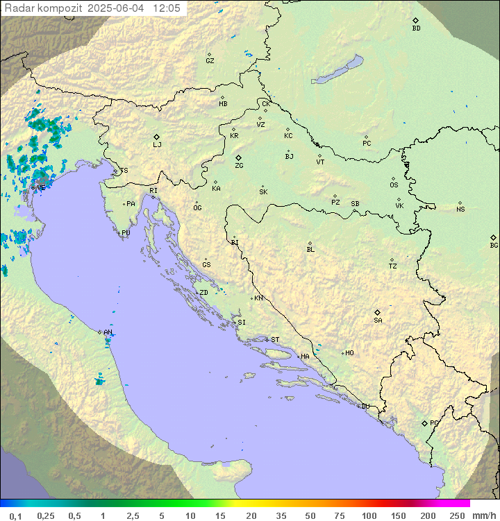 Padavine Hrvaška