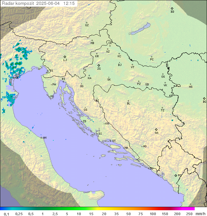 Padavine Hrvaška