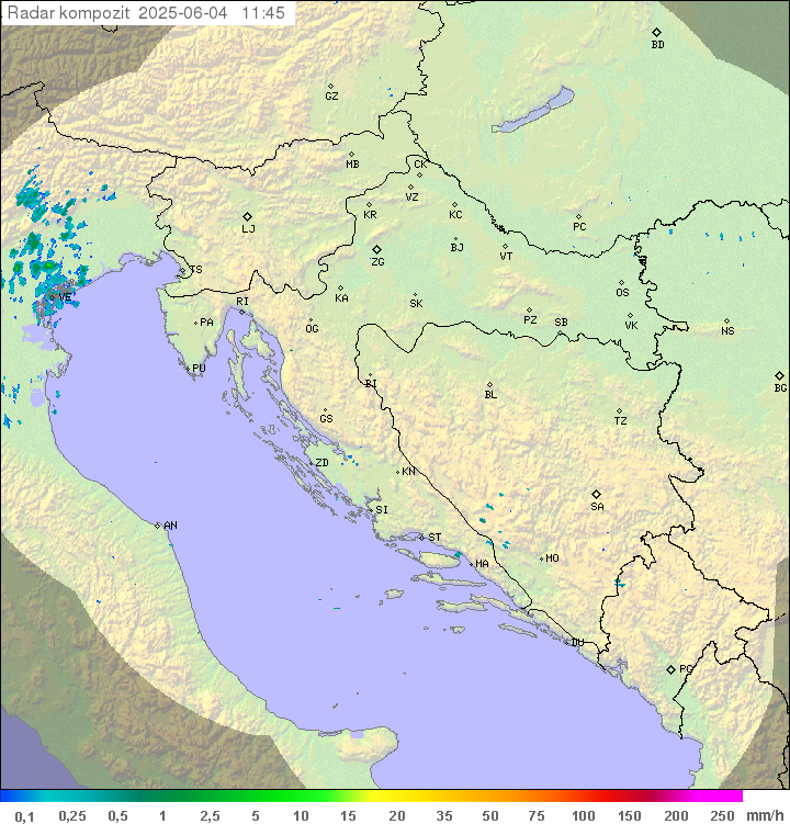 Padavine Hrvaška