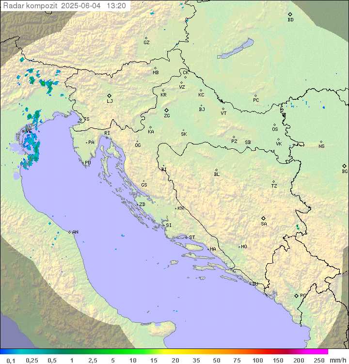 Padavine Hrvaška